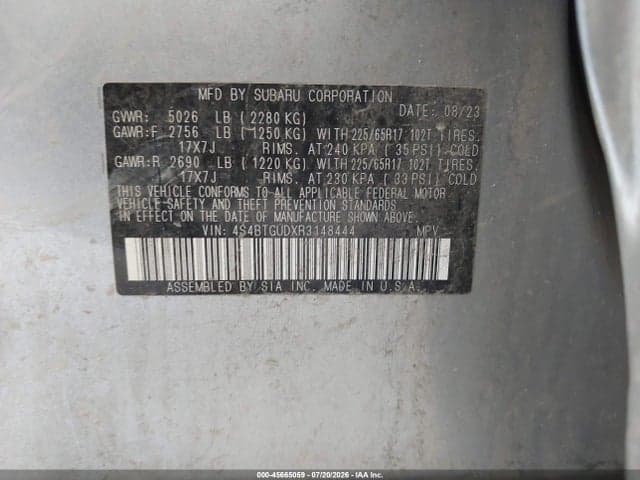2024 SUBARU OUTBACK WILDERNESS 9