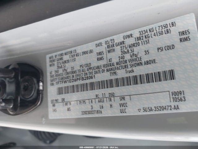 2023 FORD F-150 XLT 9