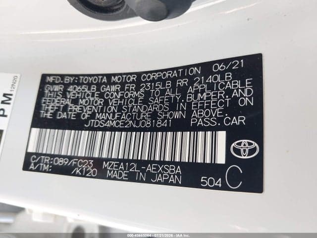 2022 TOYOTA COROLLA SE 9