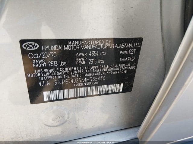 2021 HYUNDAI SONATA SEL PLUS 9