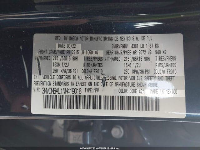 2022 MAZDA CX-30 2.5 S 9