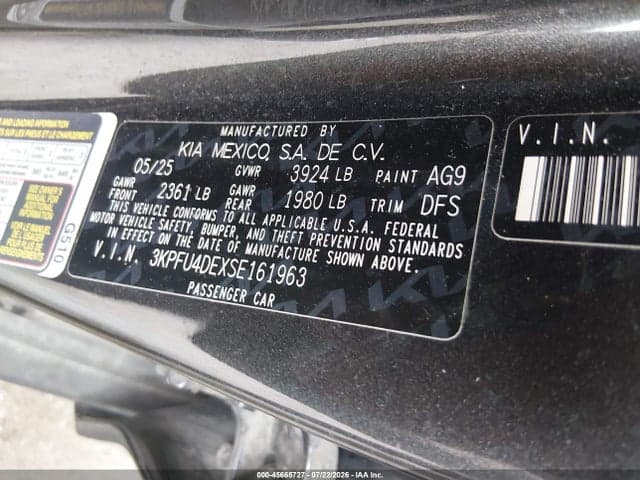 2025 KIA K4 EX 9