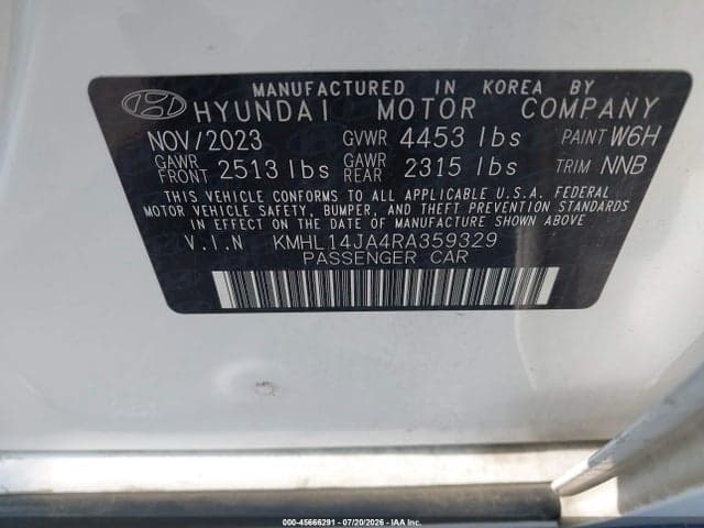 2024 HYUNDAI SONATA SEL 9
