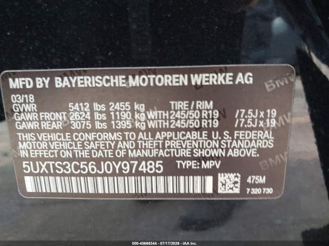 2018 BMW X3 M40I 9