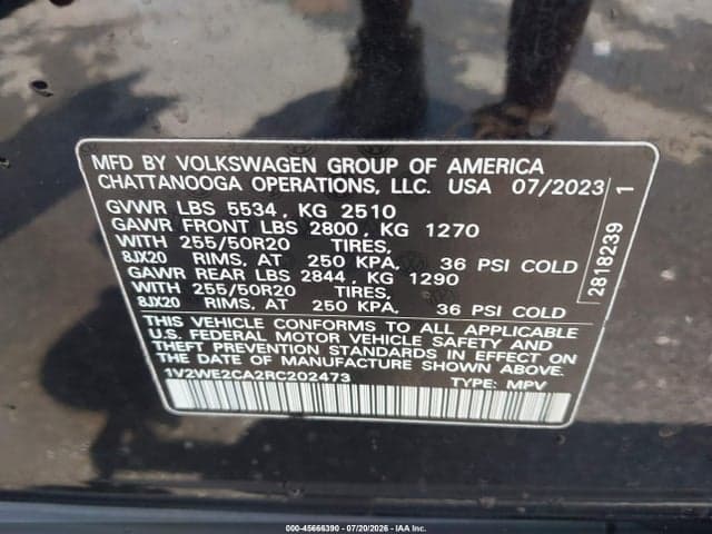 2024 VOLKSWAGEN ATLAS CROSS SPORT 2.0T SE W/TECHNOLOGY 9