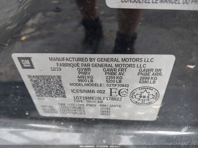 2020 GMC SIERRA 2500HD SLE 9