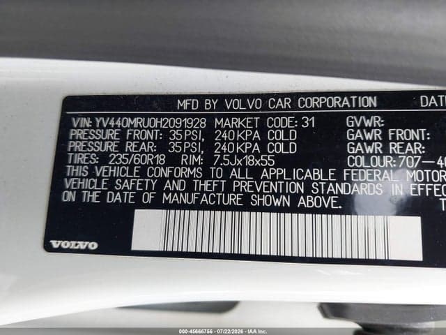 2017 VOLVO XC60 T5 INSCRIPTION 9