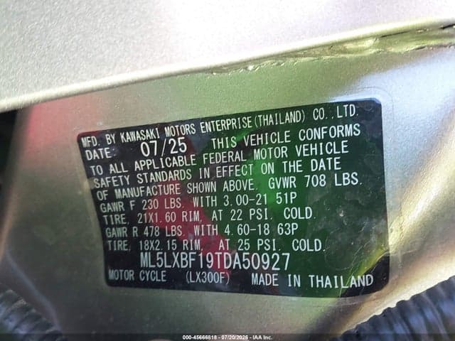 2026 KAWASAKI KLX300 F 10