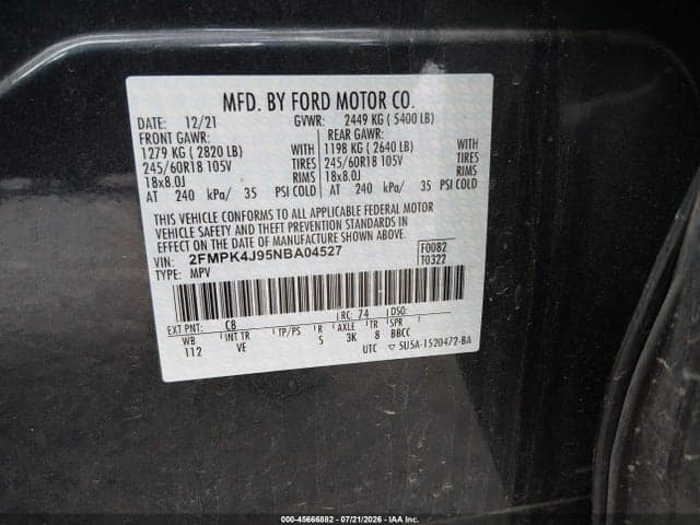 2022 FORD EDGE SEL 9