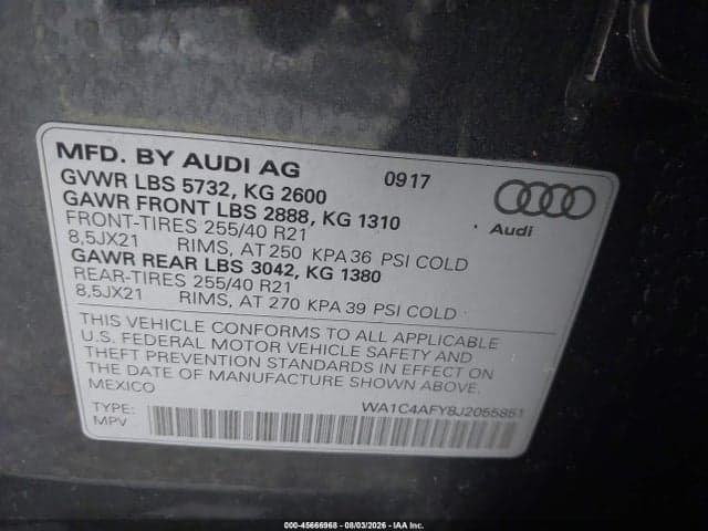 2018 AUDI SQ5 3.0T PREMIUM PLUS 9