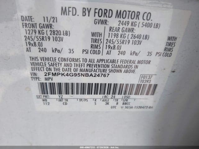 2022 FORD EDGE SE 9