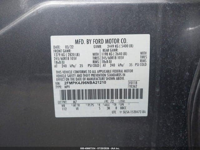 2022 FORD EDGE SEL 9