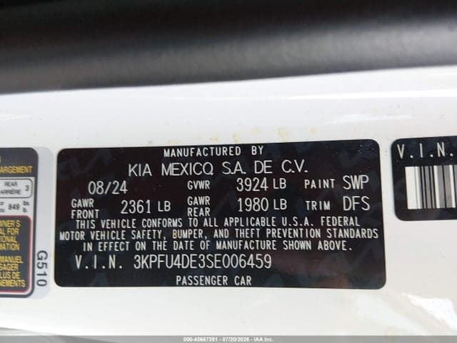 2025 KIA K4 EX 9