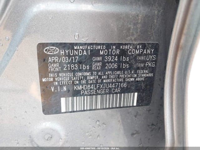 2018 HYUNDAI ELANTRA LIMITED 9