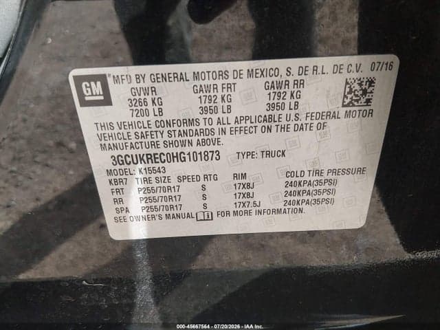 2017 CHEVROLET SILVERADO 1500 1LT 9