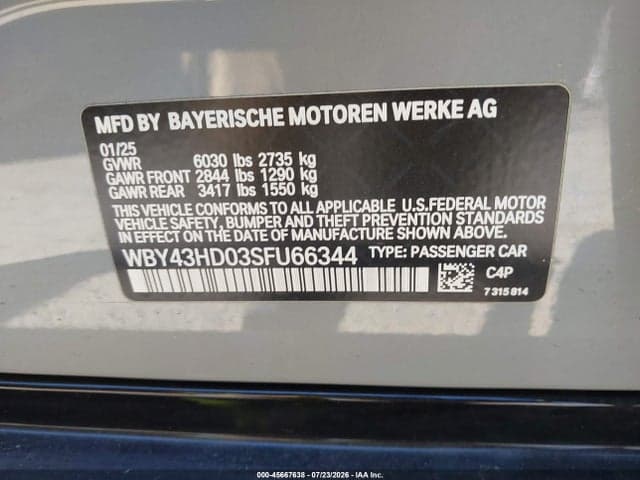 2025 BMW I4 GRAN COUPE XDRIVE40 9
