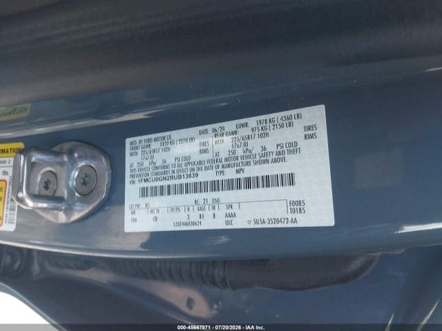 2024 FORD ESCAPE ACTIVE 9