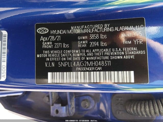 2021 HYUNDAI ELANTRA SE 9