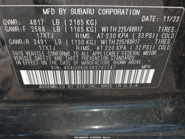 2024 SUBARU CROSSTREK WILDERNESS 9