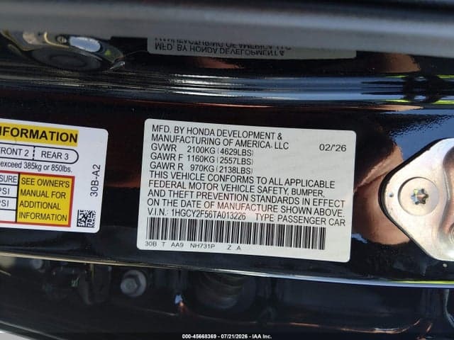 2026 HONDA ACCORD HYBRID SPORT 9