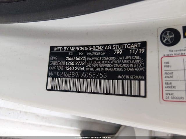 2020 MERCEDES-BENZ AMG CLS 53 4MATIC 9