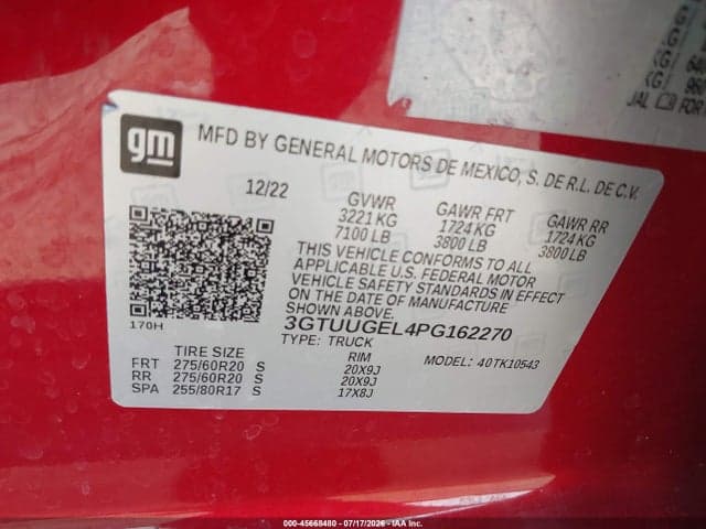 2023 GMC SIERRA 1500 4WD SHORT BOX DENALI 9