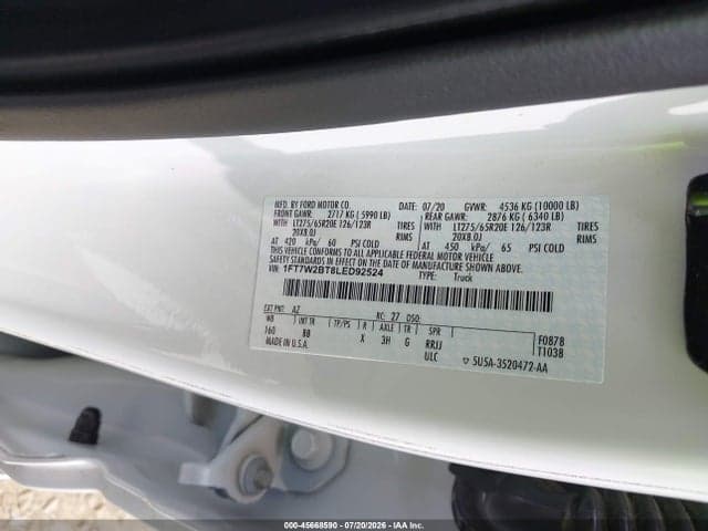 2020 FORD F-250 PLATINUM 9