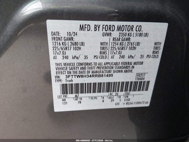 2024 FORD MAVERICK XLT 9