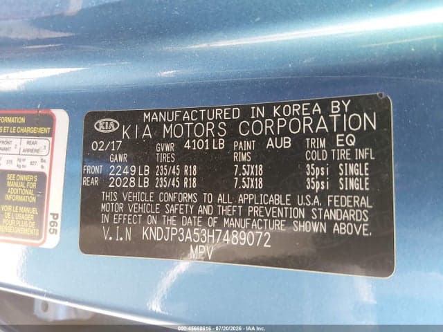 2017 KIA SOUL + 9