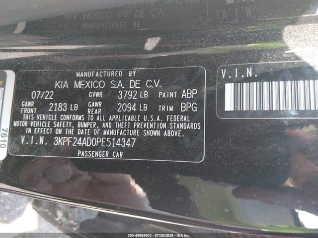 2023 KIA FORTE LXS 9