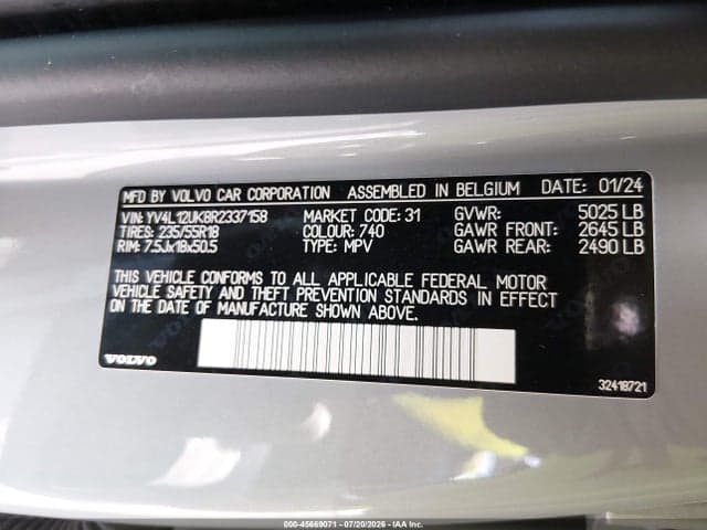 2024 VOLVO XC40 B5 CORE BRIGHT THEME/B5 CORE DARK THEME 9