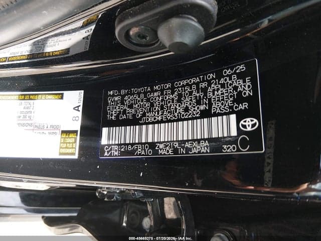 2025 TOYOTA COROLLA HYBRID LE 9