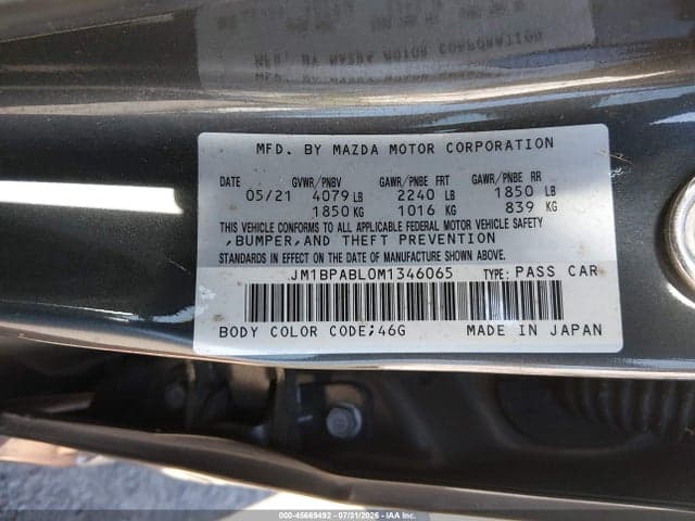 2021 MAZDA MAZDA3 SELECT 9