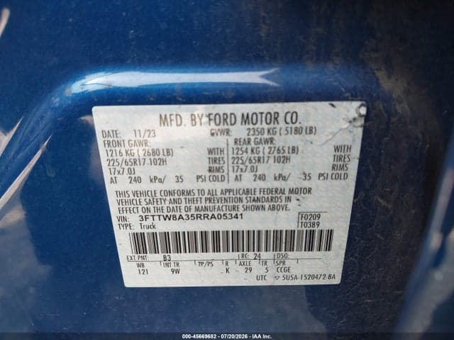 2024 FORD MAVERICK XL 9