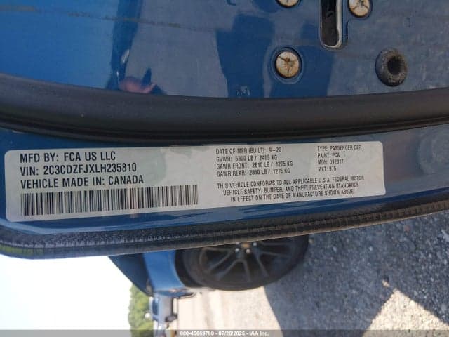 2020 DODGE CHALLENGER R/T SCAT PACK 9