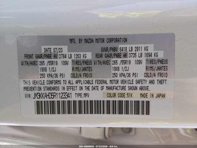 2024 MAZDA CX-90 3.3 TURBO SELECT 9