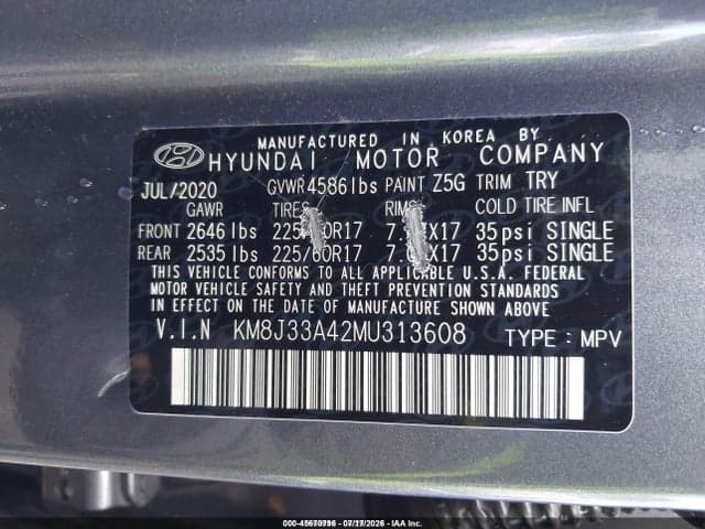 2021 HYUNDAI TUCSON VALUE 9