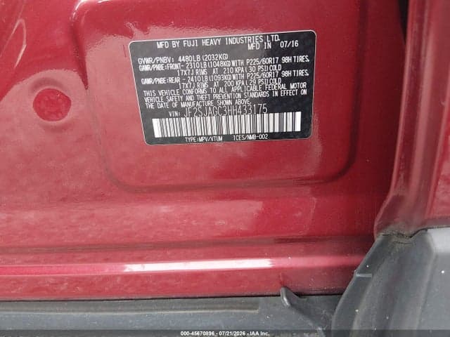 2017 SUBARU FORESTER 2.5I PREMIUM 9