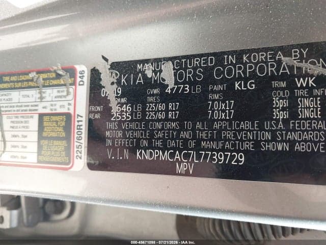 2020 KIA SPORTAGE LX 9