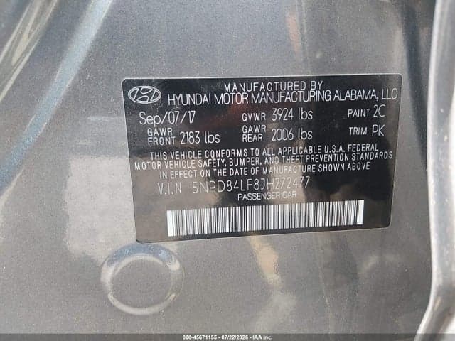 2018 HYUNDAI ELANTRA VALUE EDITION 9