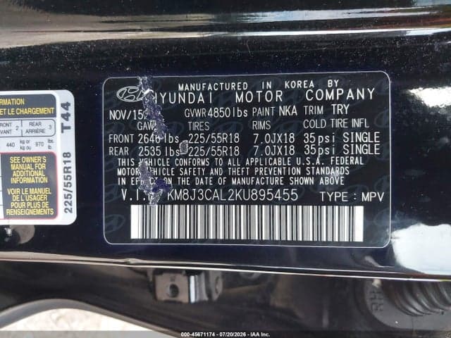 2019 HYUNDAI TUCSON SEL 9