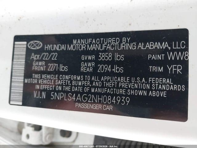 2022 HYUNDAI ELANTRA SEL 9