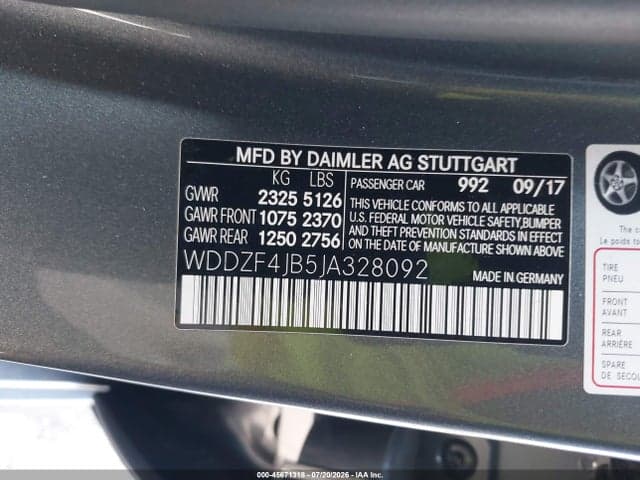 2018 MERCEDES-BENZ E 300 9