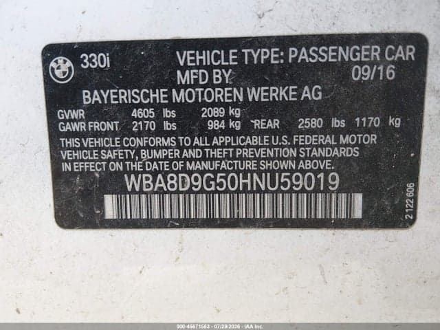 2017 BMW 330I XDRIVE 9