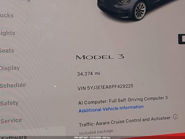 2023 TESLA MODEL 3 REAR-WHEEL DRIVE 7