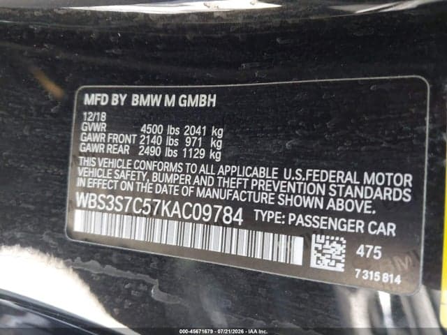 2019 BMW M4 CS 9