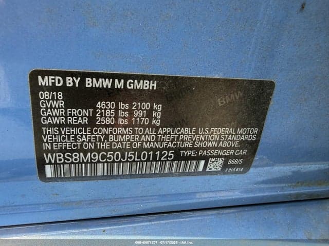 2018 BMW M3 9