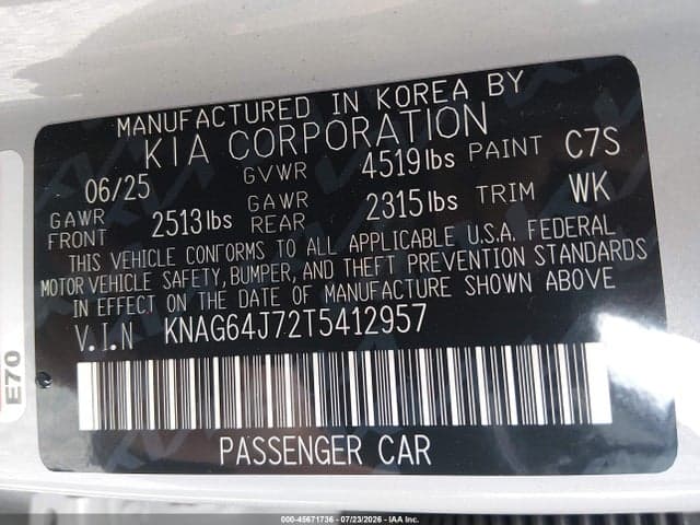 2026 KIA K5 GT-LINE AWD 9