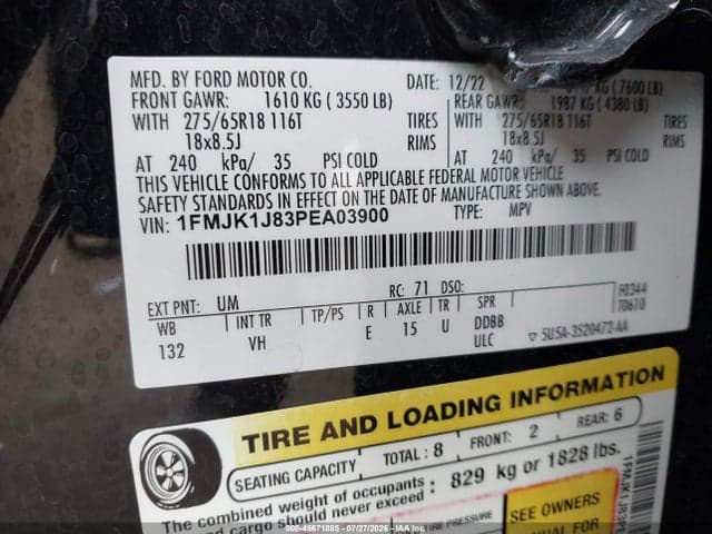 2023 FORD EXPEDITION XLT MAX 9