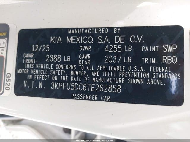 2026 KIA K4 GT-LINE TURBO 9